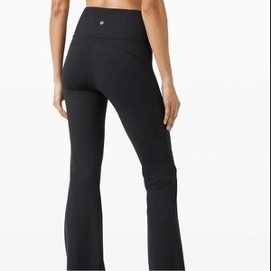 Black lululemon Grove/ Flare leggings